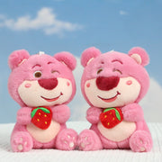 【Plush】Cute Mini Pink Bears Plush Keychains