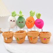 【Plush】Super Cute Mini Carrot Potted Plush Keychains