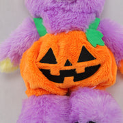 【Plush】Halloween Gifts Purple Bear With Pumpkin Shorts