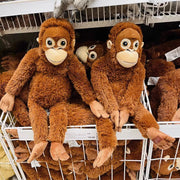 【Plush】Cute Brown Gorilla Plush Toy