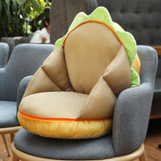 【Plush】Simulated Printed Burger Food Plush Cushion Plush Pillow