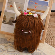 【Plush】Longhair Scottish Highland Cow Plush Toy