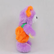 【Plush】Halloween Gifts Purple Bear With Pumpkin Shorts