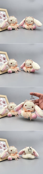 【Plush】Super Cute Mini Rabbits Plush Keychains