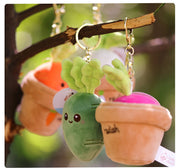 【Plush】Super Cute Mini Carrot Potted Plush Keychains
