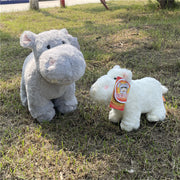 【Plush】Super Cute Short-legged Hippopotamus Plush Toy