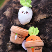 【Plush】Super Cute Mini Carrot Potted Plush Keychains