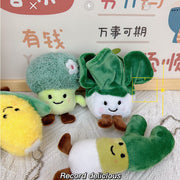 【Plush】Super Cute Mini Vegetables Plush Keychains