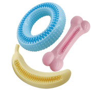 Rubber Teether Toys - Puppy Chewable Toys for Teething