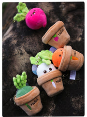 【Plush】Super Cute Mini Carrot Potted Plush Keychains