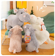 【Plush】Super Cute Short-legged Hippopotamus Plush Toy
