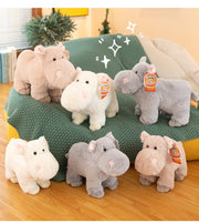【Plush】Super Cute Short-legged Hippopotamus Plush Toy