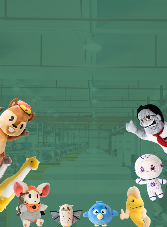 Custom plush toys wholesale sales