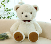 【Plush】Extra Large White-Brown Teddy Bear Plush Toy