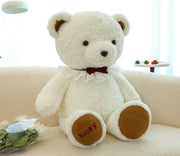 【Plush】Extra Large White-Brown Teddy Bear Plush Toy