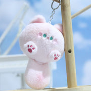 【Plush】Cute Mini Cats Plush Keychains With Squeaky