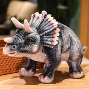 【Plush】Simulated Jurassic Dinosaur Simulated Triceratops Plush Toy
