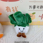 【Plush】Super Cute Mini Vegetables Plush Keychains