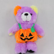 【Plush】Halloween Gifts Purple Bear With Pumpkin Shorts
