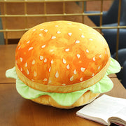 【Plush】Simulated Printed Burger Food Plush Cushion Plush Pillow