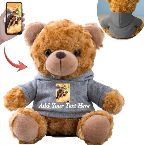 personalised a teddy bear with a photo