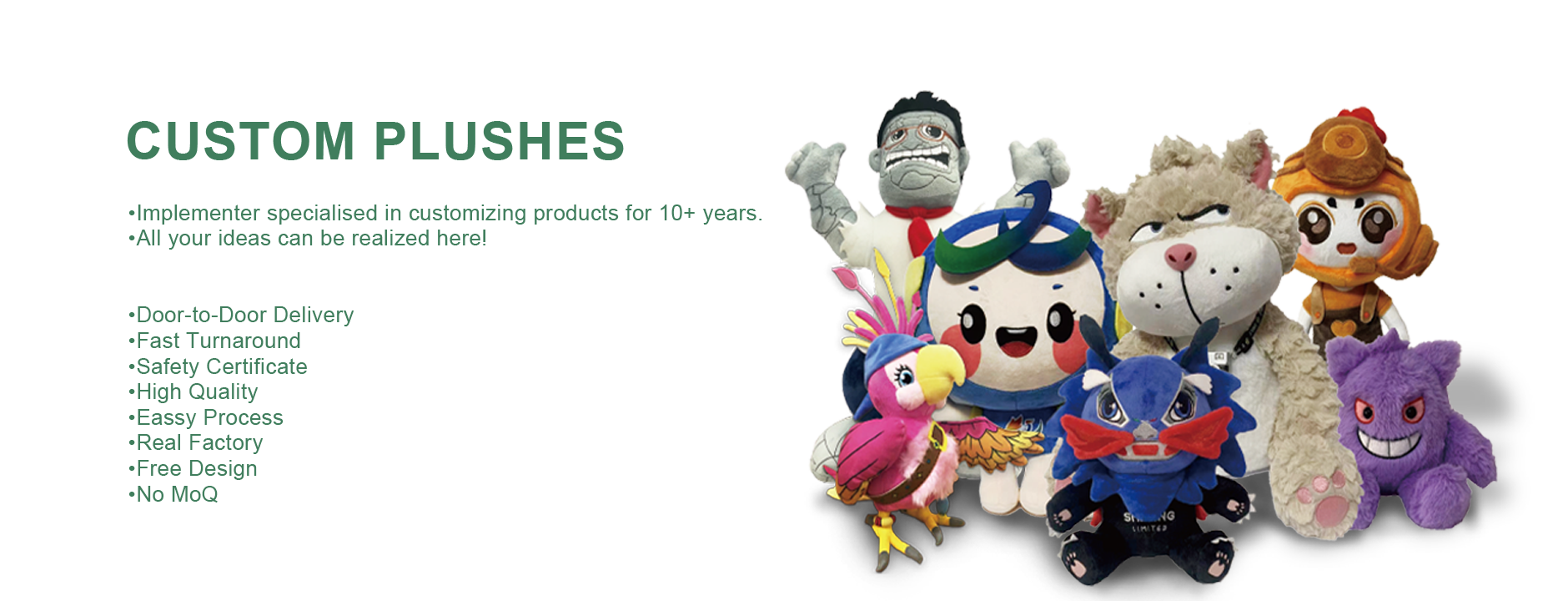custom plush manufacturer