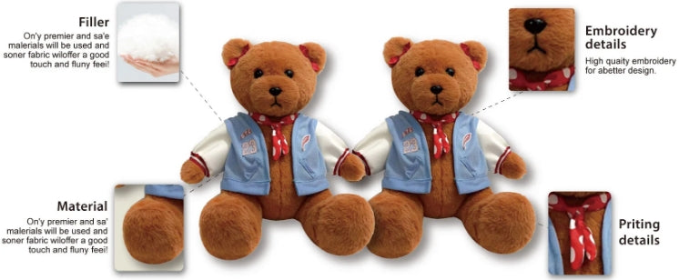 Details of Custom Teddy Bears