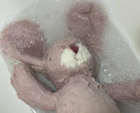 clean baby comforter toy