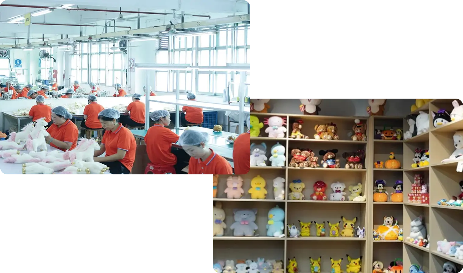 Custom plush keychain manufacturing process and finished products