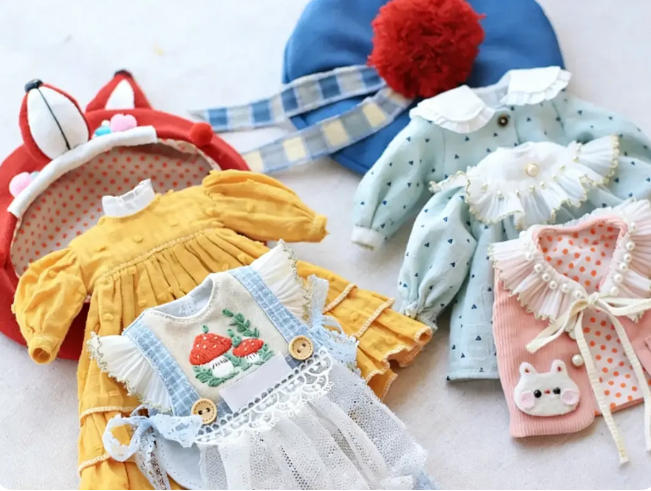 custom plush doll clothing