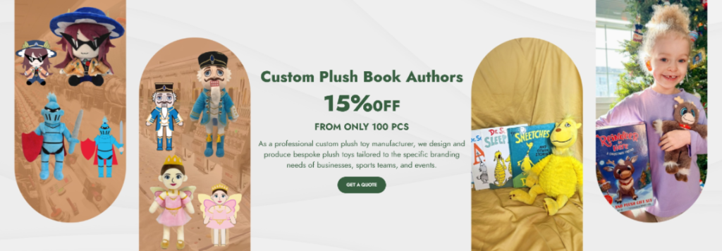 implementer book character stuffed animals manufacturer