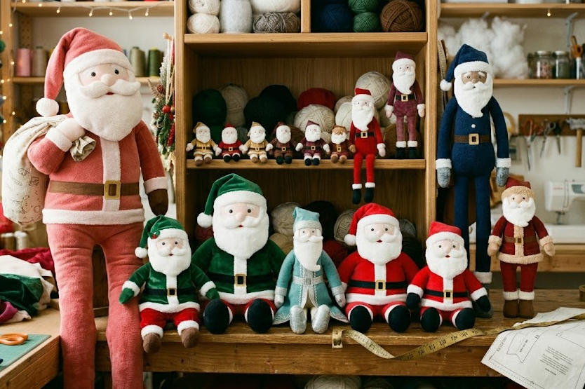 Custom Sizes in Santa Claus Plush Toys
