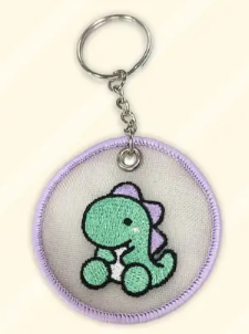 Keychain materials-embroidered