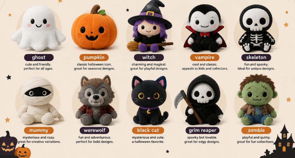 Custom Halloween plush toys
