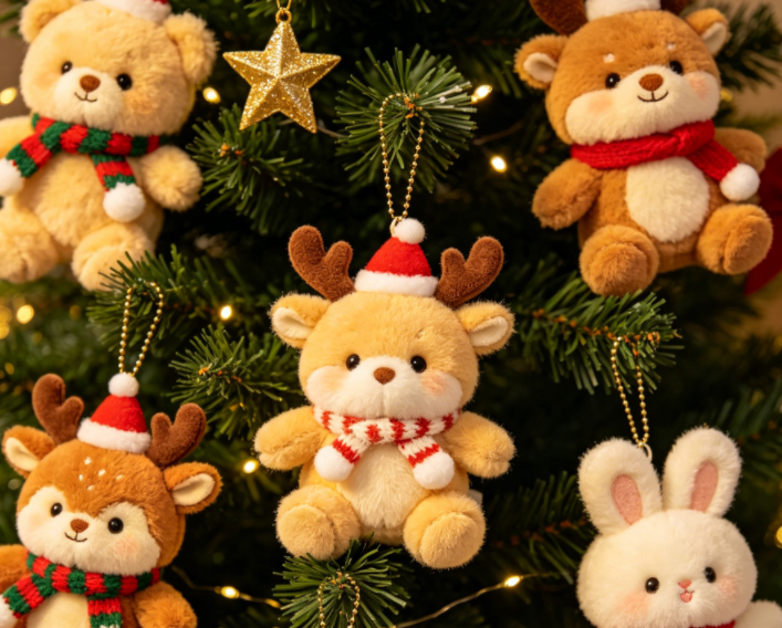custom christmas tree stuffed animals