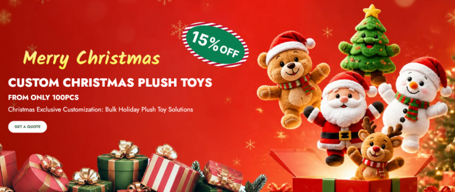 implementer custom christmas stuffed animals