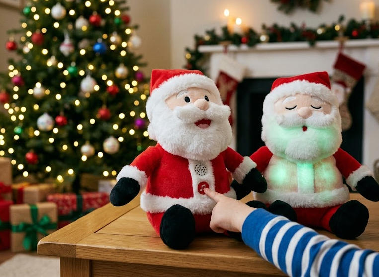 interactive Santa Claus Plush Toys