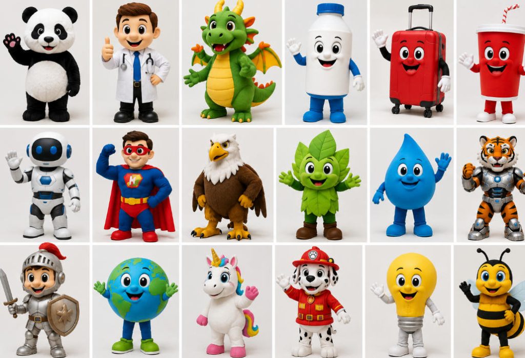 types of mascot characters