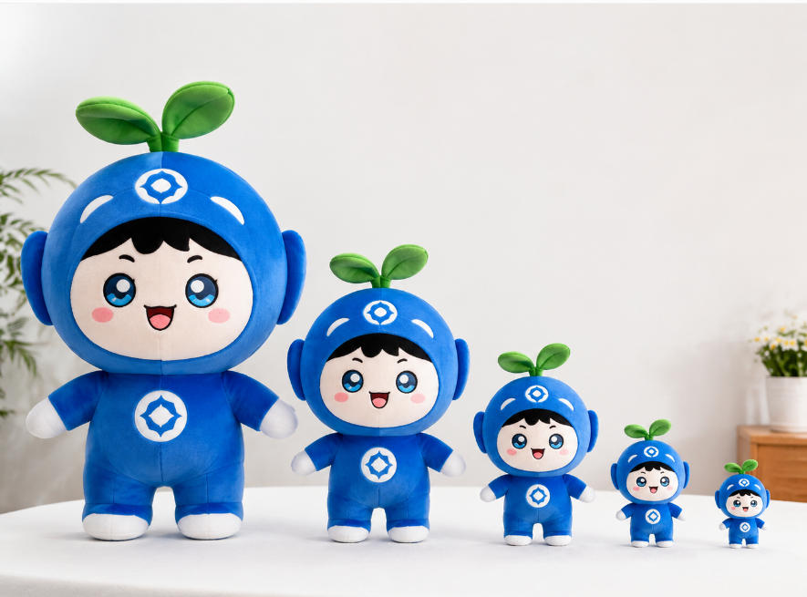 Different Sizes in Custom Plush Mascots