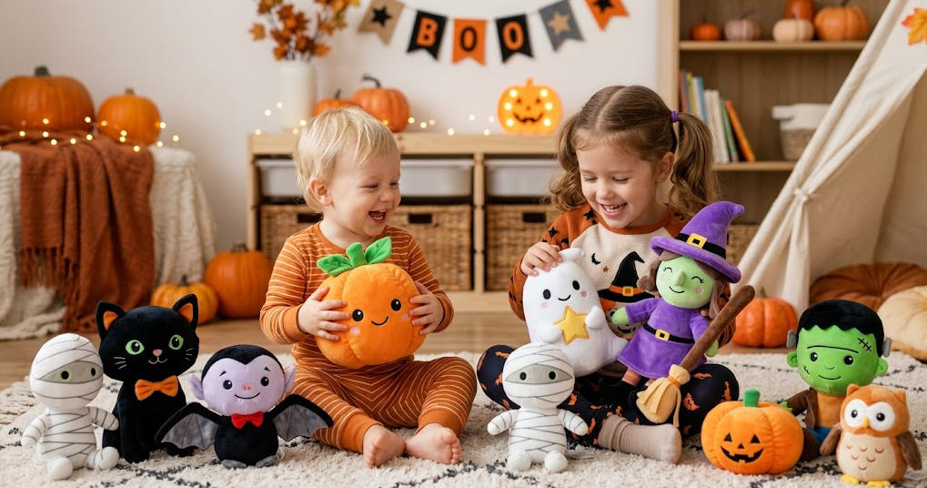 Halloween Plush Toys for Toddlers and Young Children