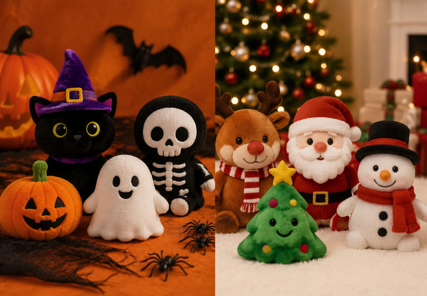 Halloween Plush Toys vs. Christmas Plush Toys