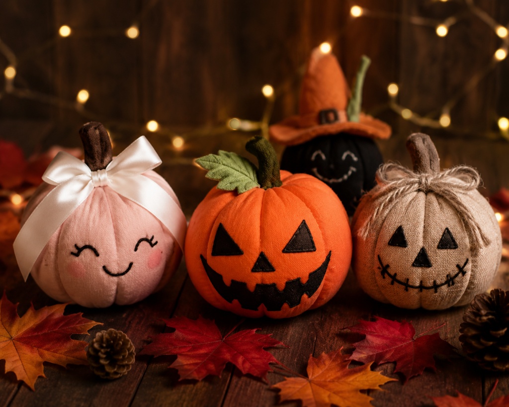Halloween pumpkin doll plush toys