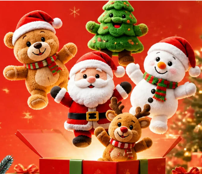 custom Christmas plush toys