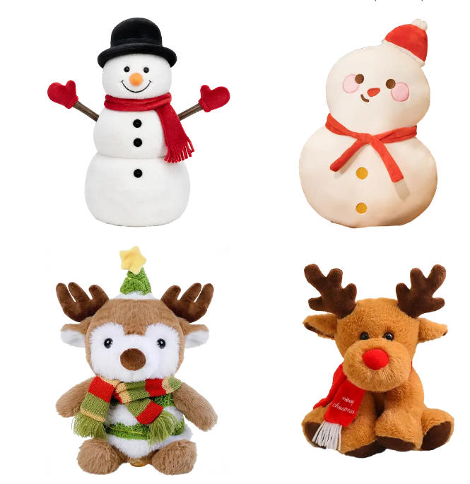 custom Christmas plush toys