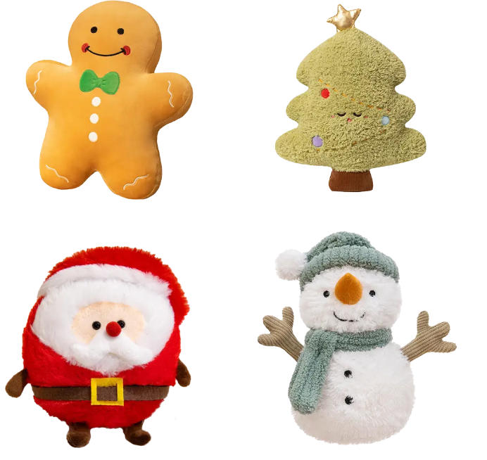 custom Christmas plushies