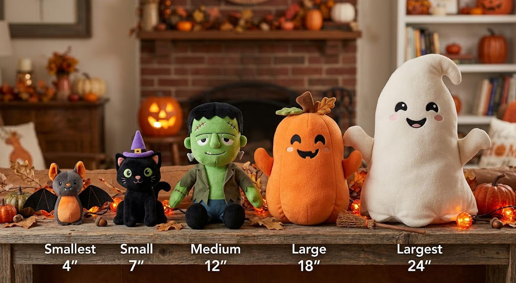 Size Customization in Halloween Plush Toys