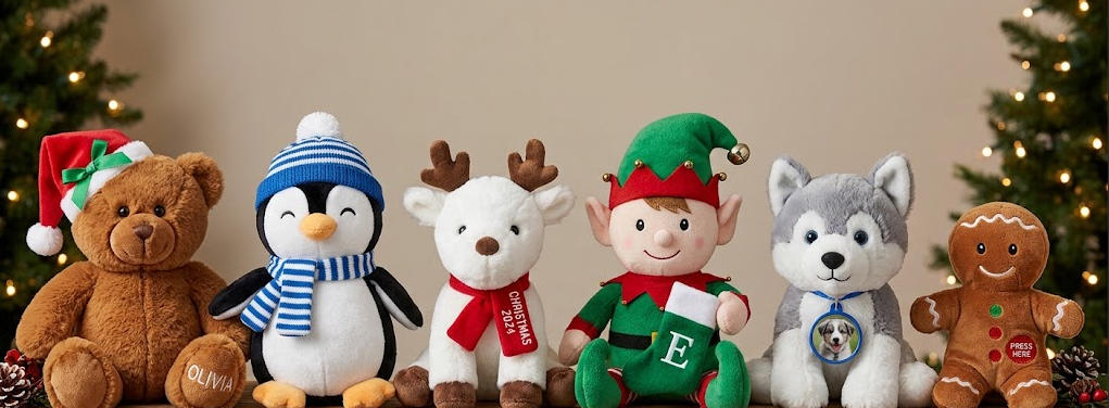 custom christmas plush toys