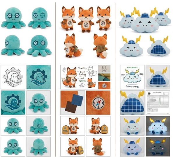 Custom Plush Mascots Based on Brand Concepts