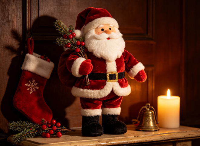 choose santa claus stuffed animal