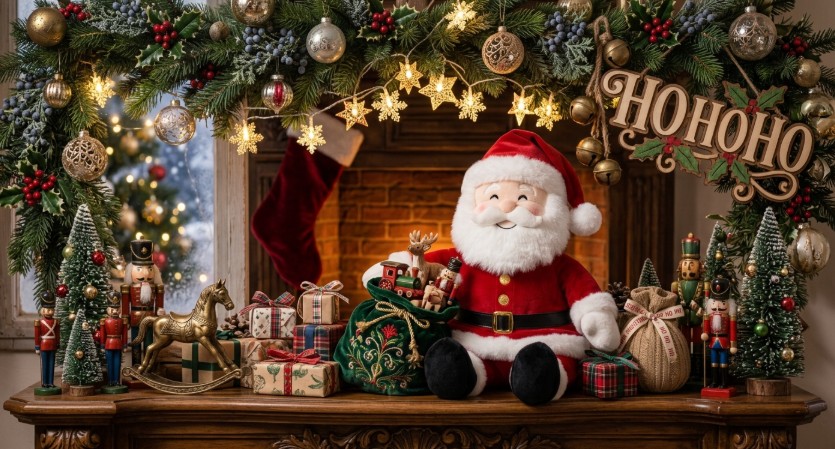 santa claus stuffed animals